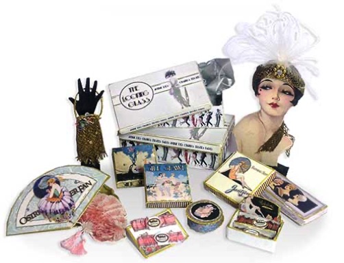 DIY Doll house  miniature 12th scale paper flapper 1920' room box accessories kit|CATNCO