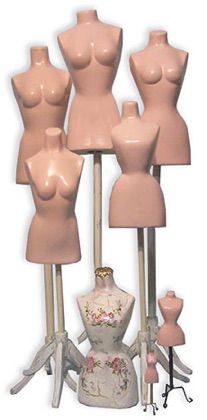 Doll mannequins body dress makers dummies form in a range of sizes for displaying your finished gowns or aid in construction doll dress making-CATNCO
