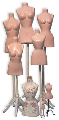 Doll mannequins body dress makers dummies in a range of sizes for displaying your finished gowns or aid in construction doll dress making-CATNCO
