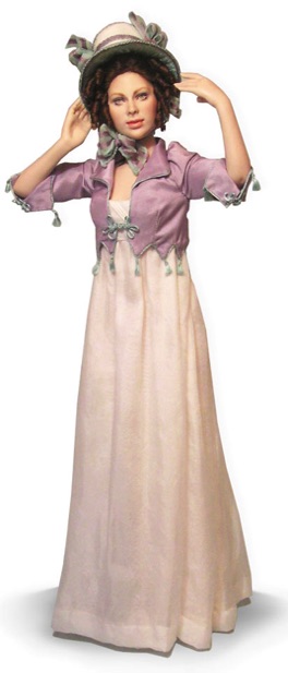 Regency rea doll dress pattern|CATNCO