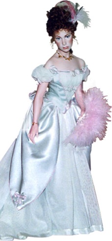 Victorian era doll bustle dress clothing pattern|CATNCO